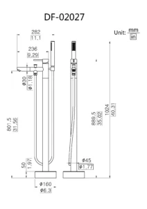 Freestanding Tub Faucet