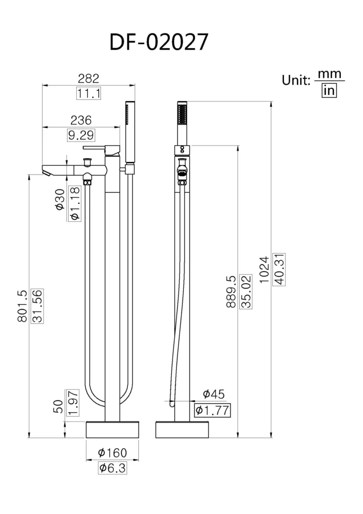 Freestanding Tub Faucet