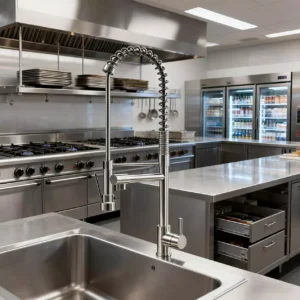 Modern Pull-Down Kitchen Faucet – Home-Ready Coil Look, Single Handle | Landonbath OEM