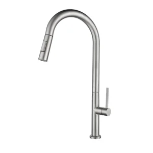 1304723 Modern Stainless Steel Pull-Out Kitchen Faucet | Sleek Design, Reliable Performance
