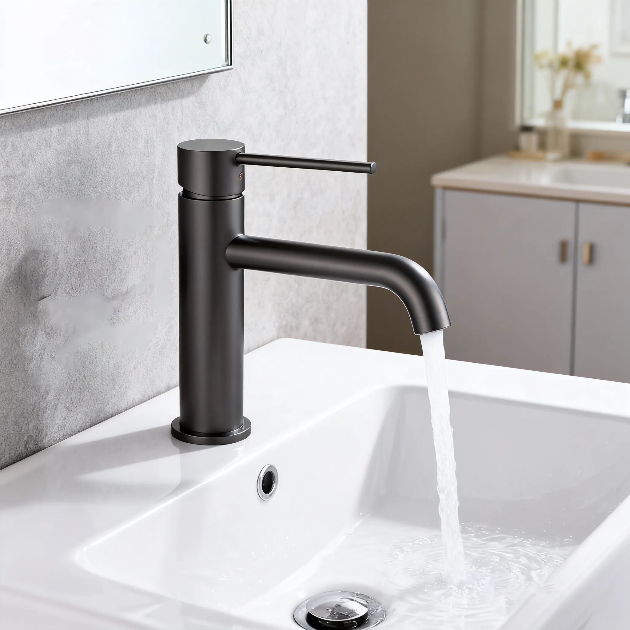 Modern Chrome Basin Faucet | Single-Handle Brass Mixer