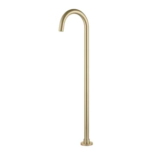 Freestanding Bathtub Spout – Classic Floor Mounted Brass Tub Filler Outlet