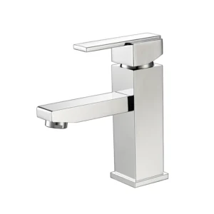 Square Design Basin Mixer – DF-0901 | Lead-Free Brass, Project-Ready, OEM Branding