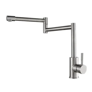 LS04 Stainless Steel Kitchen Faucet | OEM / Project Deck-Mixer