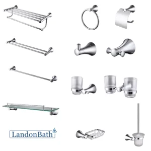 Stainless Steel Bathroom Accessories Set 28 Series G
