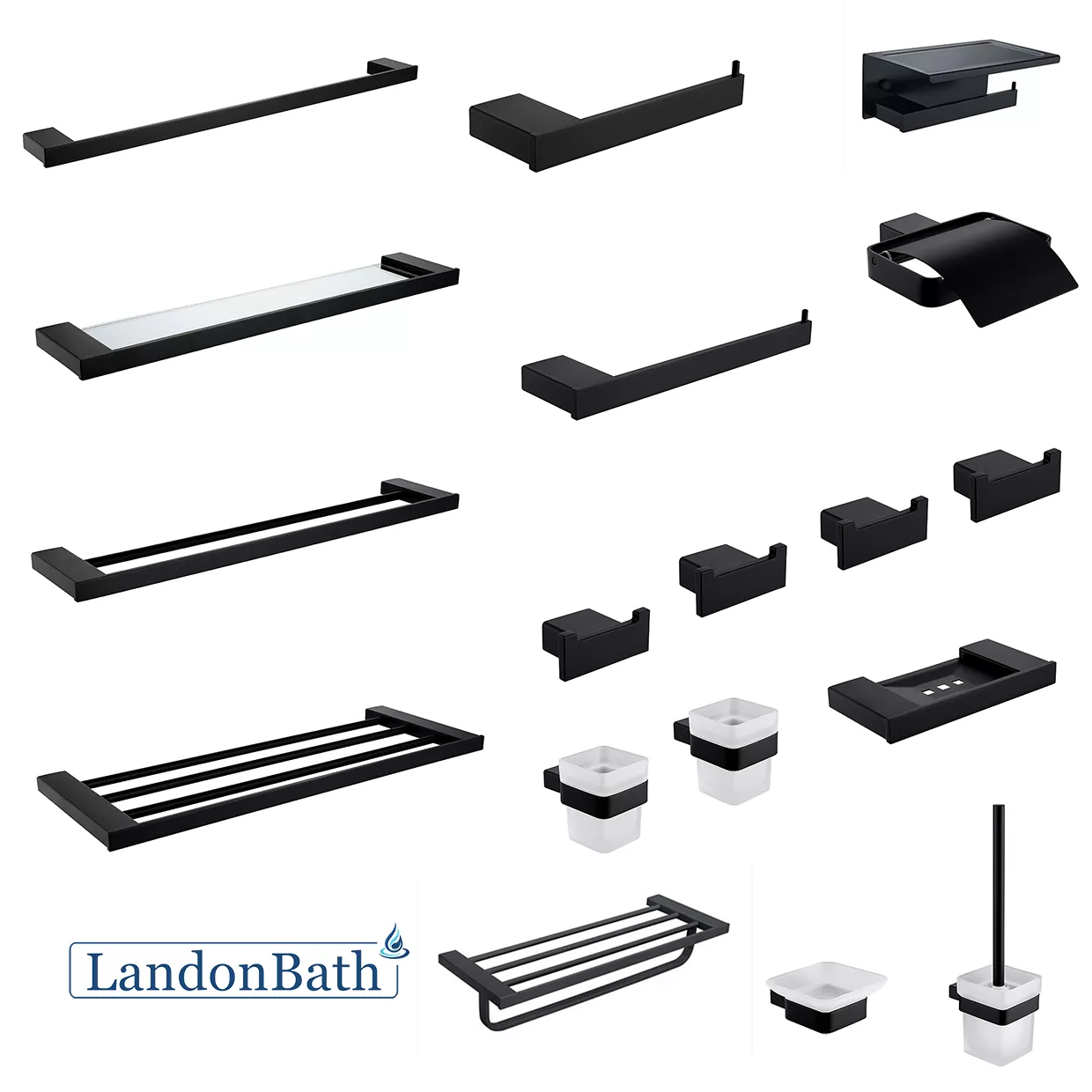 Stainless Steel Bathroom Accessories Set 69 Series GM - Image 2