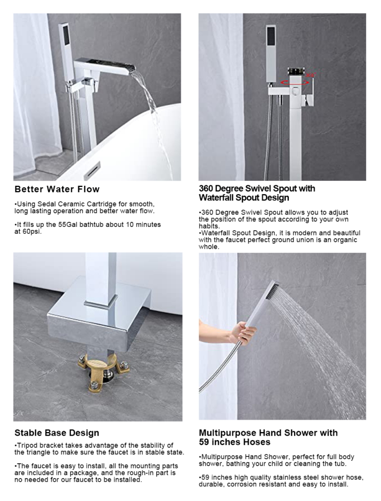 Types Of Bathtub Faucets