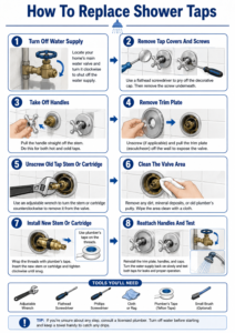 How To Replace Shower Taps