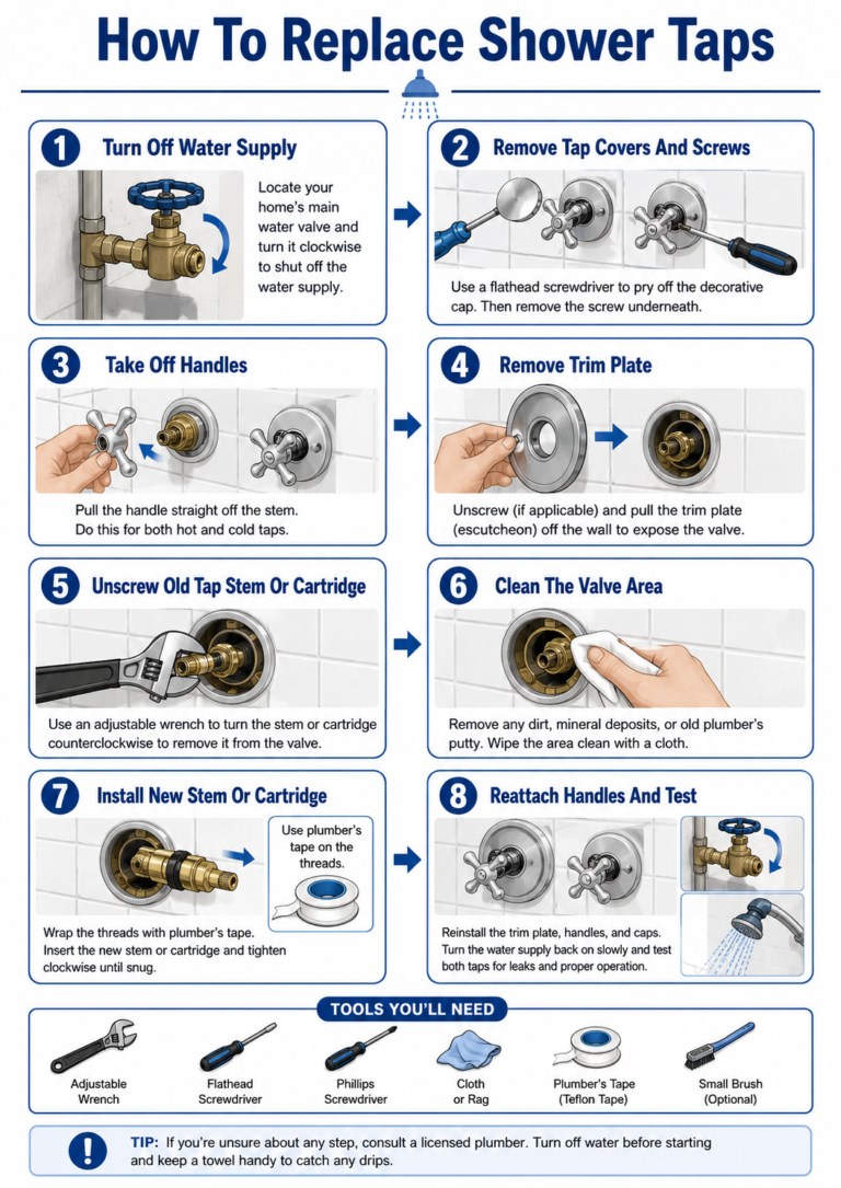 How To Replace Shower Taps
