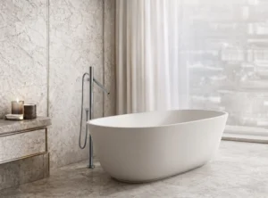 Stainless Steel Bathtub Faucet